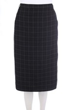 MARKS & SPENCER Rock Karo kariert UK 16 = D 42 schwarz