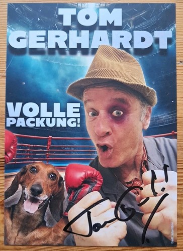 Tom gerhardt orig - tom, autogramm