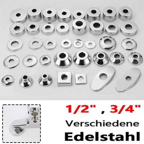 4 edelstahl - 1/2", 3/4"