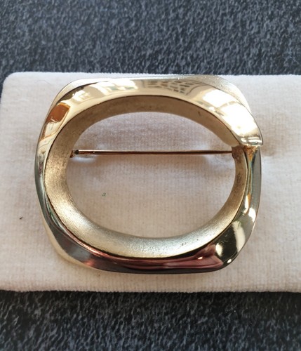 Brosche vintage vergoldet - brosche,