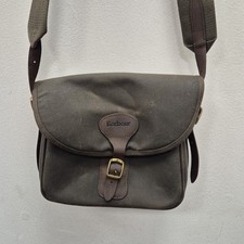 Barbour Cartridge Wax Waterproof Leather Small Satchel Utility Shooting Bag #