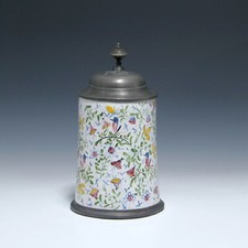 Bierkrug / Fayencekrug /