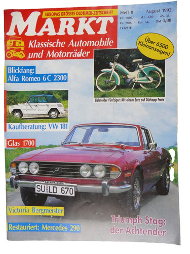 Oldtimer markt 1992 august - 1992,