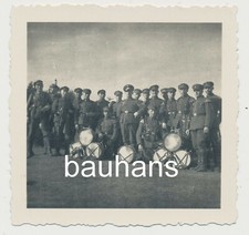 Foto Wehrmacht Musiker Pauke Trommel Uniform mit Schwalbennest  (4887x)