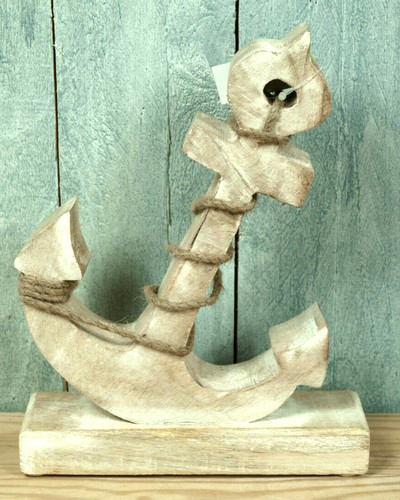Deko anker mangoholz - x, 18cm