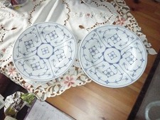 2 Platzteller  30cm  Winterling    Indisch Blau  Porzellan  (44)