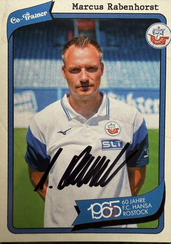 Autogrammkarte trainer - co,
