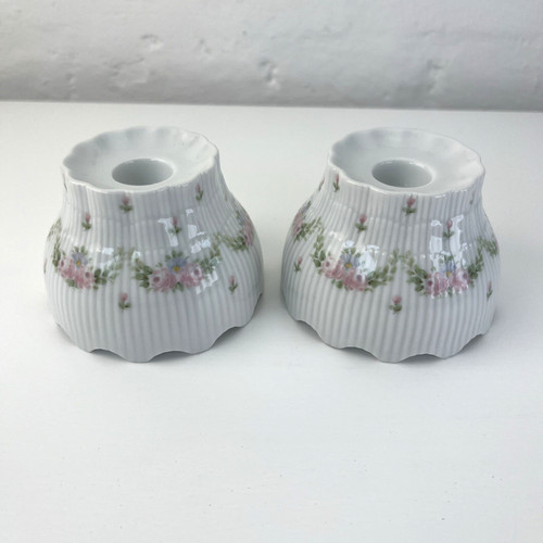 Kerzenleuchter porzellan - 2x,