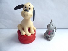 WUM & WENDELIN mit KRAWATTE FIGUREN  LORIOT WIM THOELKE TV SENDUNG   " VINTAGE "