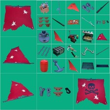 Playmobil Piratenschiff roter Korsar Ersatzteile 3174 7518  #P10