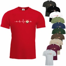 Ägypten Egypt Herzschlag T-Shirt Herz Puls Nation Funshirt