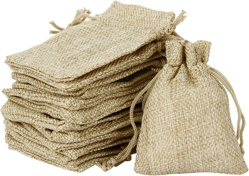 100 stück kleine jutebeutel - kleine,