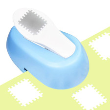 Quadratischer Locher, Briefmarken-Stanzer, Tab Punch Handwerkzeug Papierlocher, 