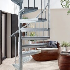 Außentreppe Intercon K2 | Streckgitter | Spindeltreppe | Wendeltreppe