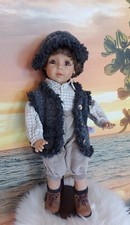 seltene Principessa Götz 333-18 "Ivo" Sammlerpuppe mit Zertifikat Künstlerpuppe