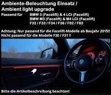 BMW Ambiente Beleuchtung Upgrade-Leisten 3er/4er F32 F33 F34 F36 F82 F83
