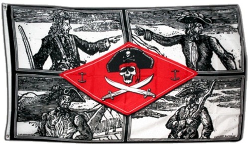 Fahne pirat chief - chief, flagge