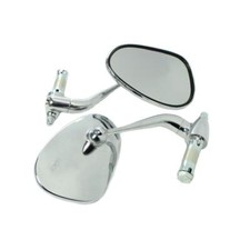 Rück Spiegel pass f Simson Awo SR1 SR2 E KR50 MZ TS ES RT R35 BK350 chrom re+li