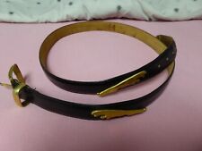 VMP leder Gurtel Herren schwarz 125 cm