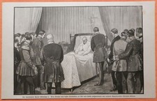 Kaiser wilhelm sterbebett - i.,