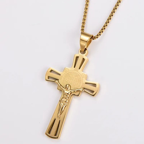 Kreuz halskette gold jesus - kreuz,