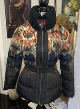Total EDLE WARME WINTERJACKE Parka WENDEJACKE DESIGUAL 40 42 Kragen GROBSTSTRICK