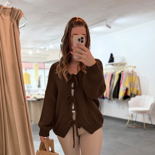 Damen strickjacke cardigan - cardigan, mi