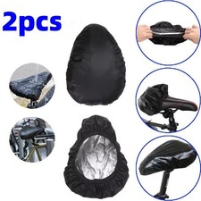 2x Fahrradsitzbezug Wasserdichte Sattelüberzug Regenschutz Fahrrad Sattel Schutz