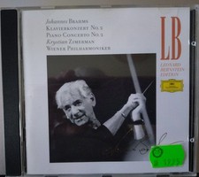 Brahms Klassik CD Klavierkonzert Nr.2 , Kristian Zimmerman, Leonard Bernstein