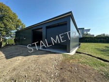 Isolierte Blechgarage 10x8x4m