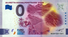 Null Euro Schein - 0 Euro - Österreich - Silvretta - Hochalpenstrasse 2032m 2024