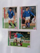 3 Trading cards FUßBALL WM