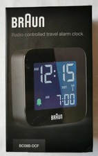 Braun BC08B-DCF Digital Funkwecker für Reisen, LCD-Display NEU & OVP