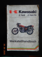 Werkstatthandbuch Kawasaki Z750 E LTD Reparaturanleitung ab 1980