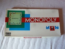 Monopoly Parker Brettspiel 1961 lange alte DM Version Vintage