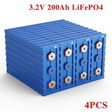 CALB 4x Lifepo4 Batterie 200AH 3,2 B Lithium Eisen Phosphat DIY Zelle 12V