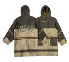 80er Jahre C.P. Company by Massimo Osti Gummi Wolle Montgomery Duffle Jagdjacke