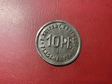 Marienberg-Gebirge, E. Seifert Marke zu 10 Pfennig Brakteat-Gegenstempel 1 (39)