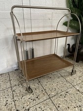 Mid Century Servierwagen Teewagen Bremshey Retro  60er Jahre Palisander Chrom