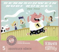 "Rennschwein Rudi Rüssel" - Hörbuch auf 2 CDs - Kinder von 6-12 Jahren - 5155
