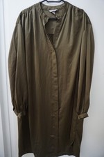 H&M Satin Bluse Tunika Kleid
