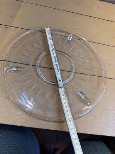 Kristallglas tortenplatte 30cm - tortenplatte,