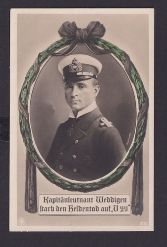 Ansichtskarte kapitänleutnant - ansichtskarte,