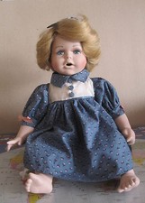 Porzellanpuppe "Lisa", blond