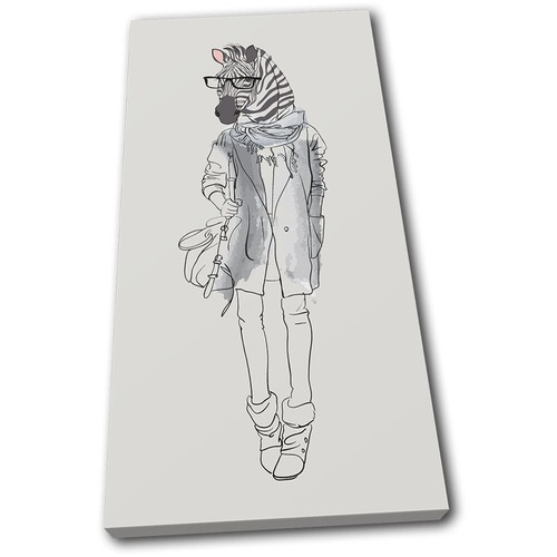 Hipster zebra cool geek - zebra,