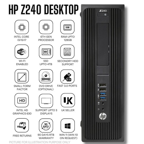 Z240 sff core 6700 - hp, i7-6700