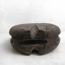 Original Antiker massiver Holz