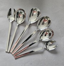 vintage 2x 3 WMF Ravenna Besteck VORLEGEBESTECK Teile  cromargan Gemüselöffel