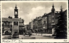 Ak Kluczbork Kreuzburg Oberschlesien, Gustav Freytag Brunnen, Ring - 10783033