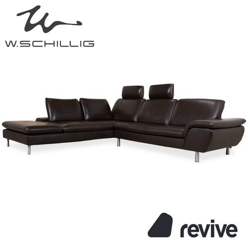 Willi schillig leder ecksofa - schillig,
